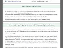 Tablet Screenshot of geographie-fuer-alle.de